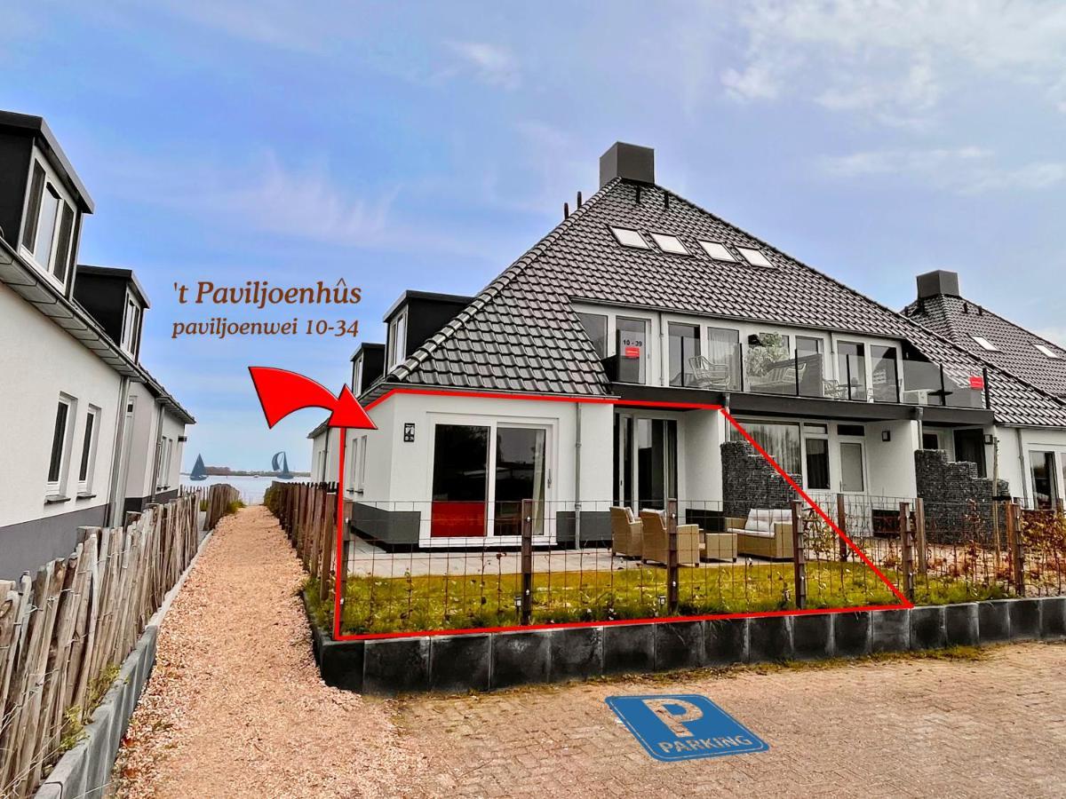 'T Paviljoenhus Bij Sneekermeer Offingawier Eksteriør billede